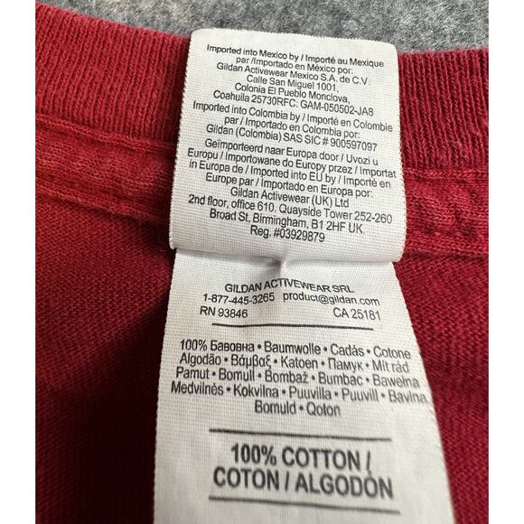 Pro Drag Enjoy Nitromethane Maroon T-shirts SZ XL Gildan Ultra Cotton Tag - Picture 6 of 9